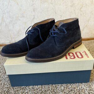 Suade Navy Blue Chukka Boot